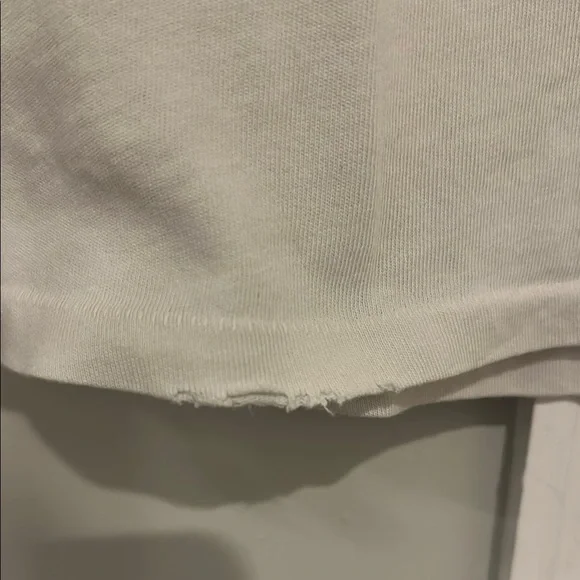 MadeWorn vintage David Bowie white tee size small w/ glitter effect in middle - Picture 8 of 13